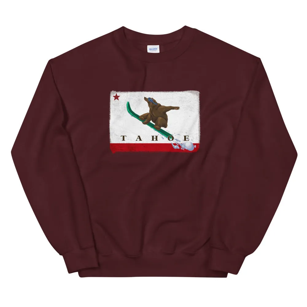 Snowboarding Grizzly Tahoe Sweatshirt