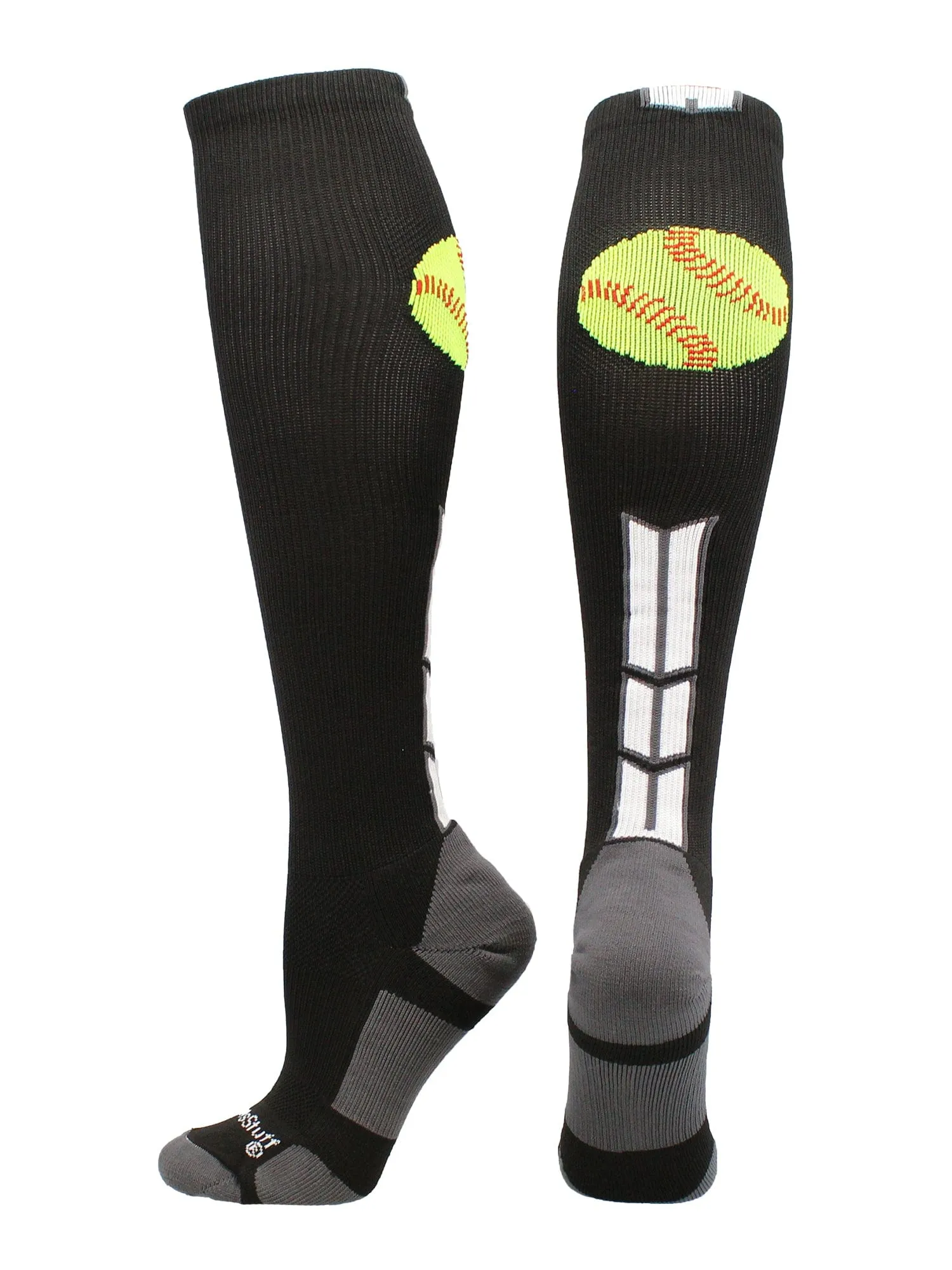 Softball Logo Over the Calf Socks (multiple colors)