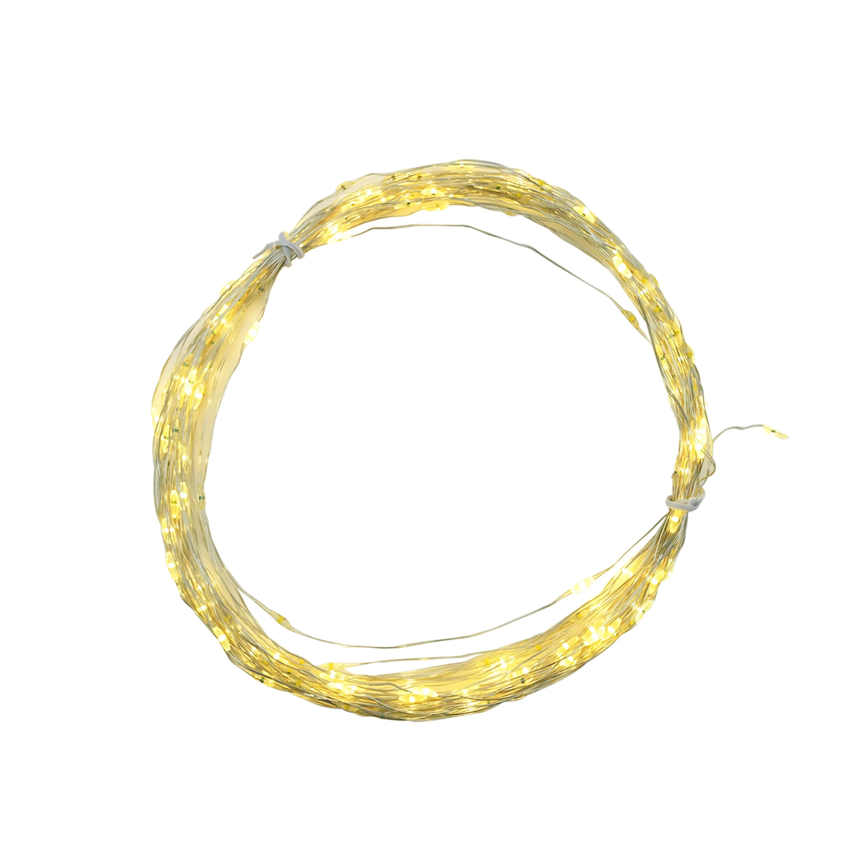 Solar Power 200-Count Warm White Fairy LED Wire String Lights Garden Decorative