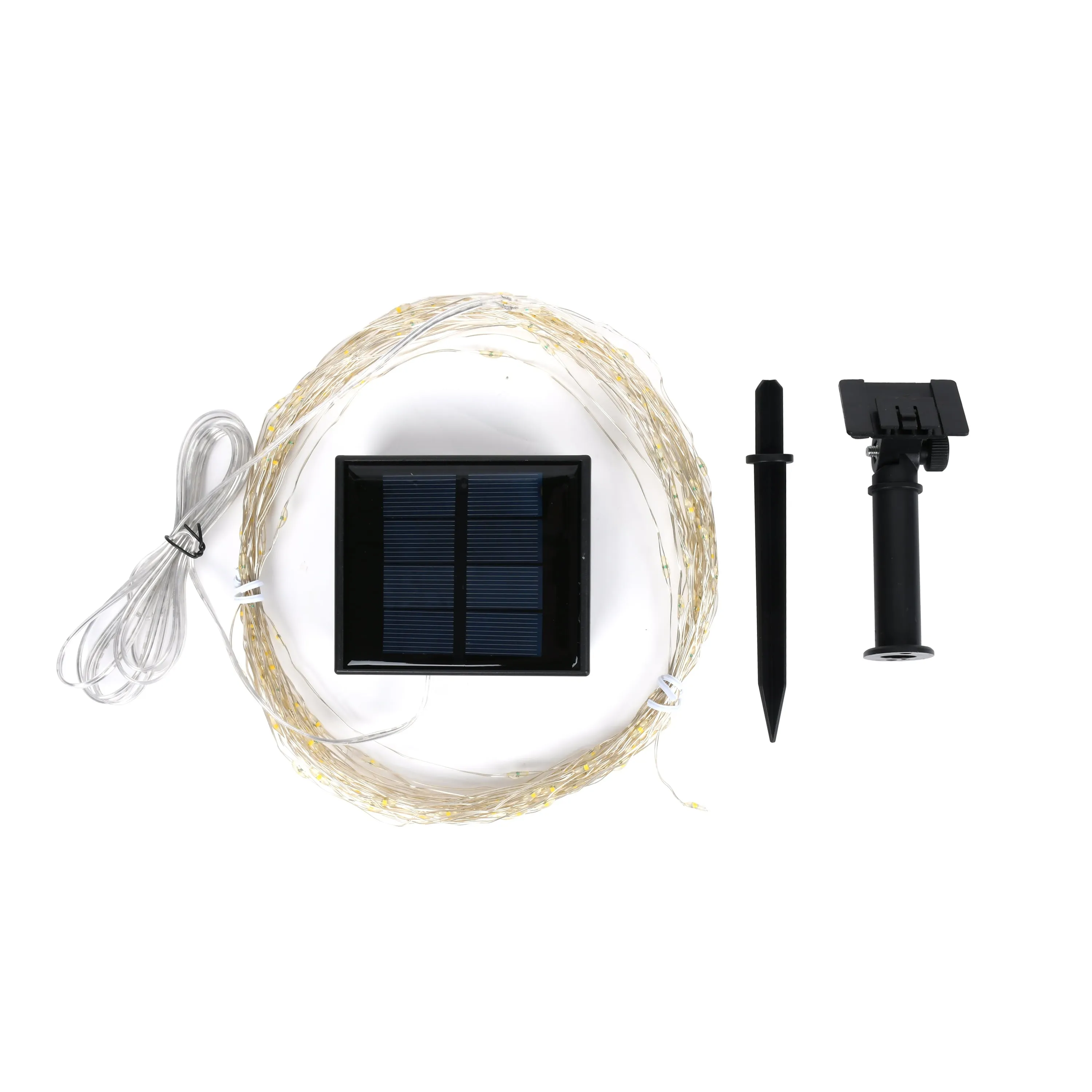 Solar Power 200-Count Warm White Fairy LED Wire String Lights Garden Decorative