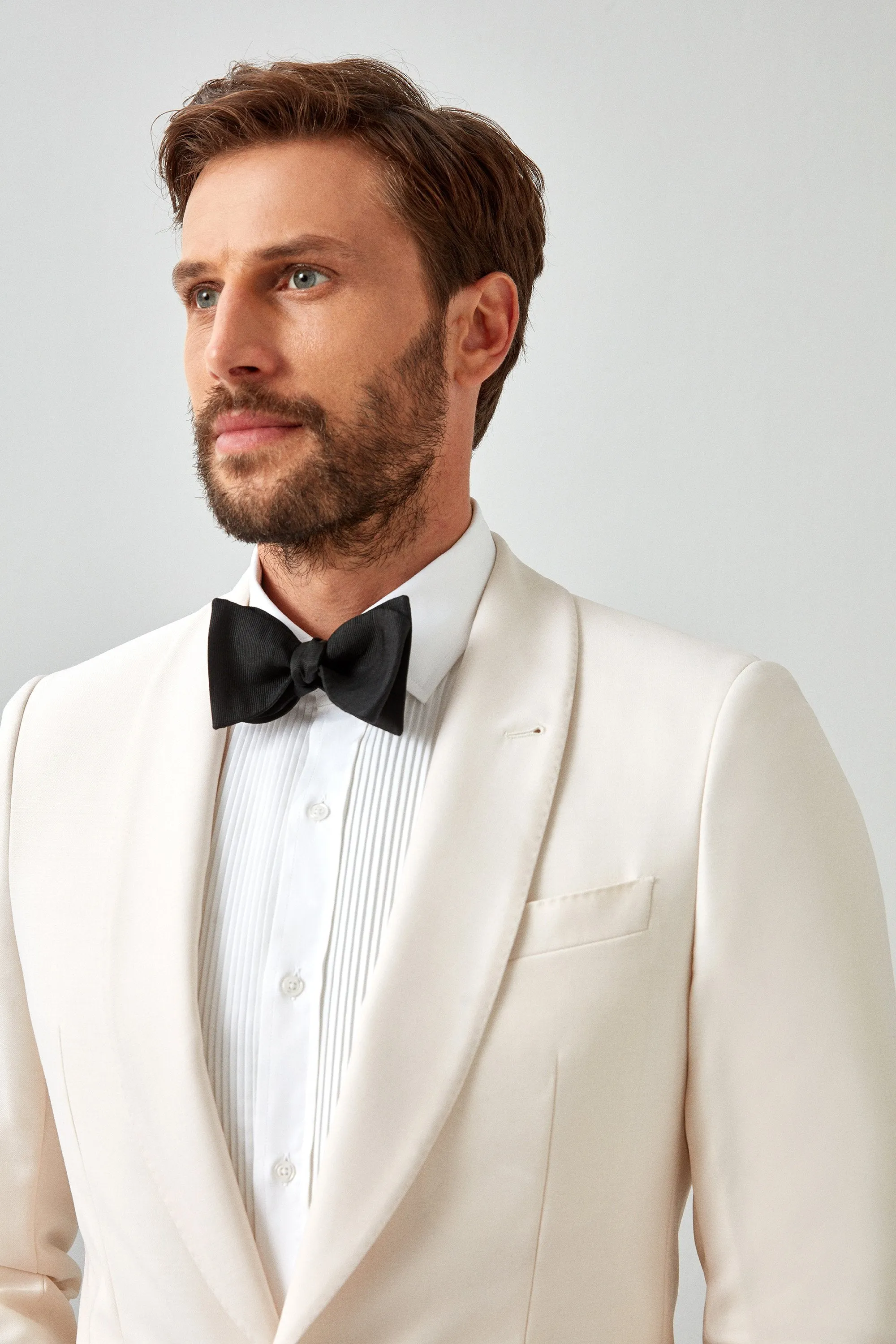 Solid Plain Weave Dinner Jacket