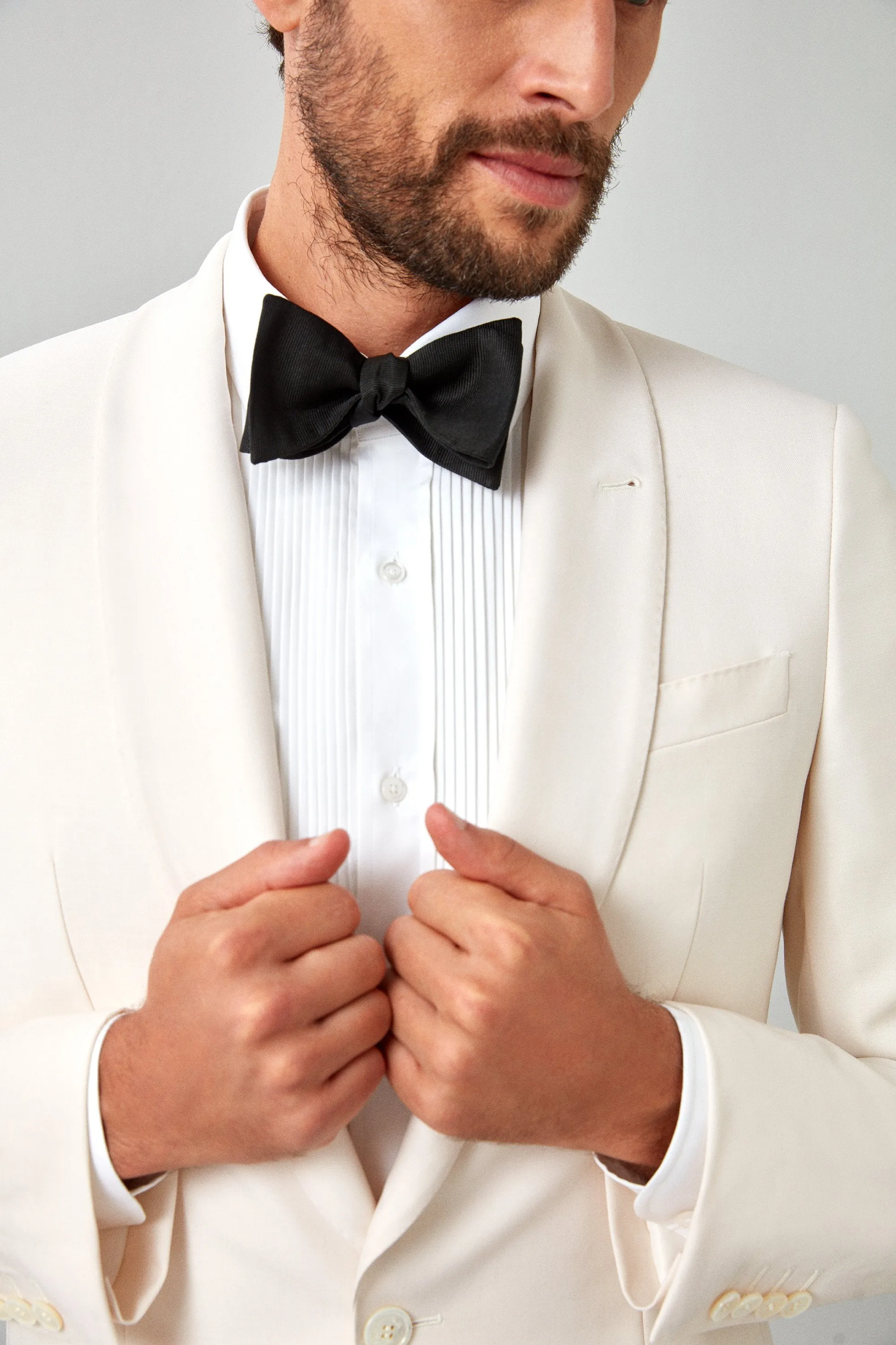 Solid Plain Weave Dinner Jacket
