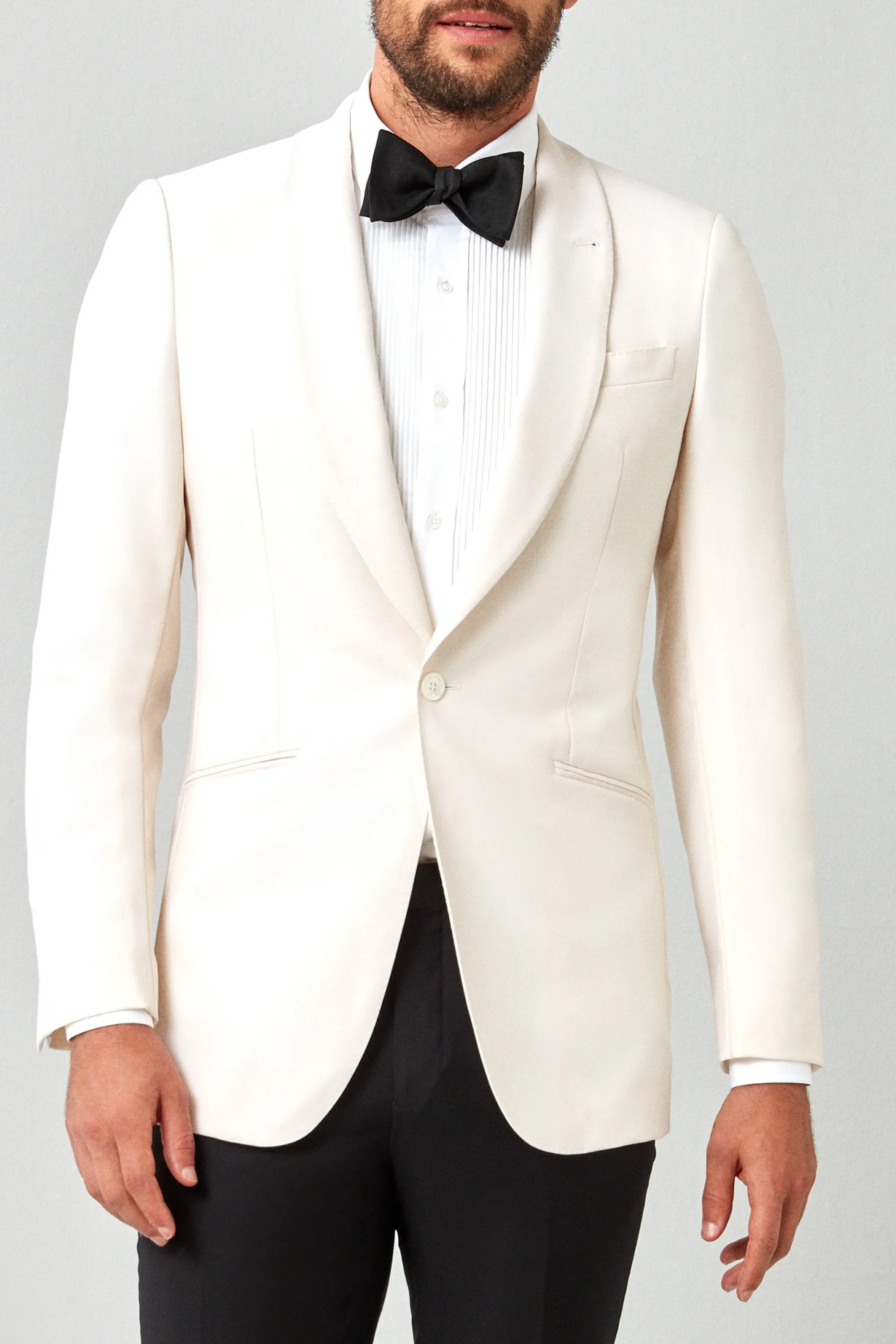 Solid Plain Weave Dinner Jacket