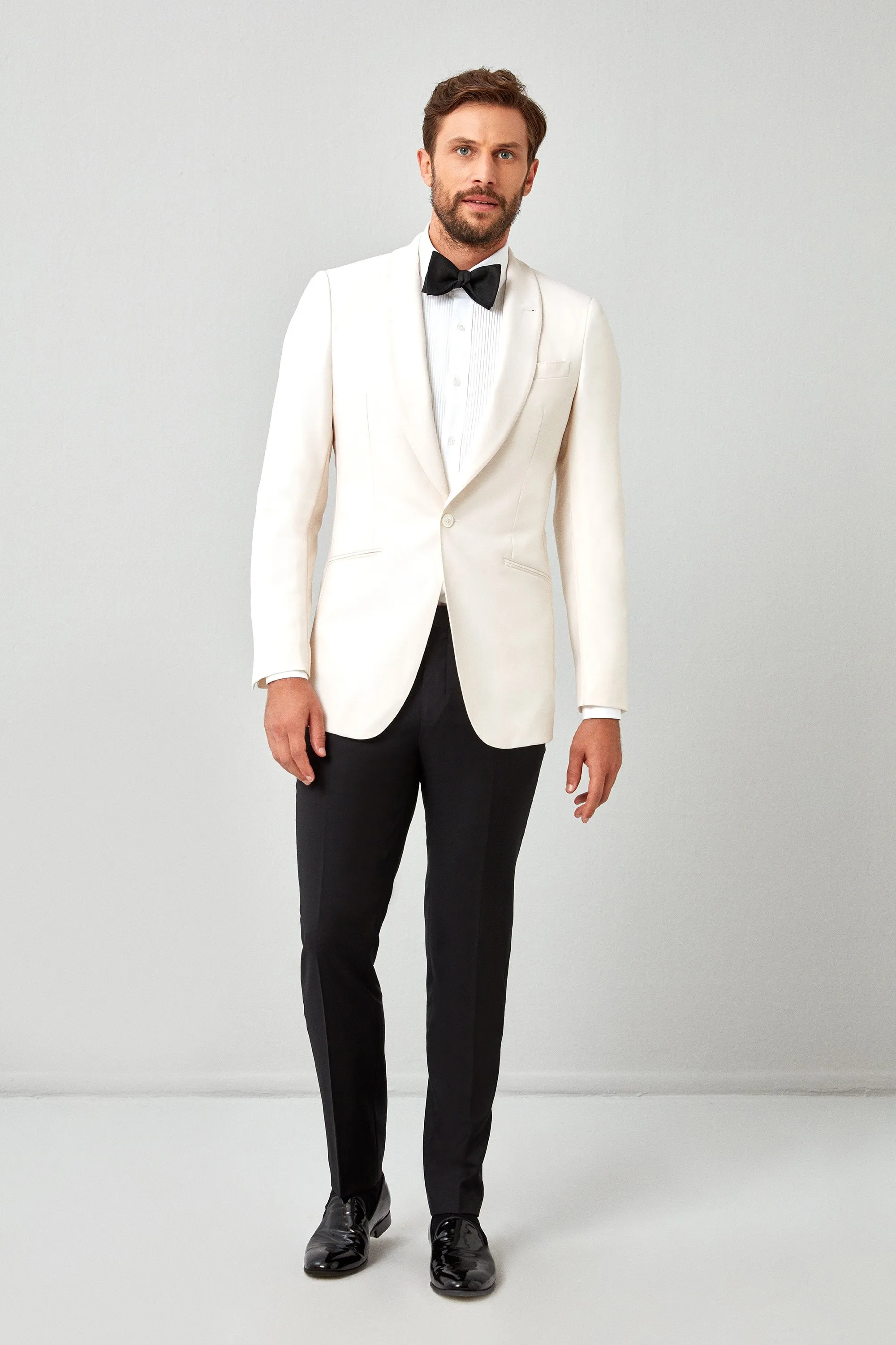 Solid Plain Weave Dinner Jacket