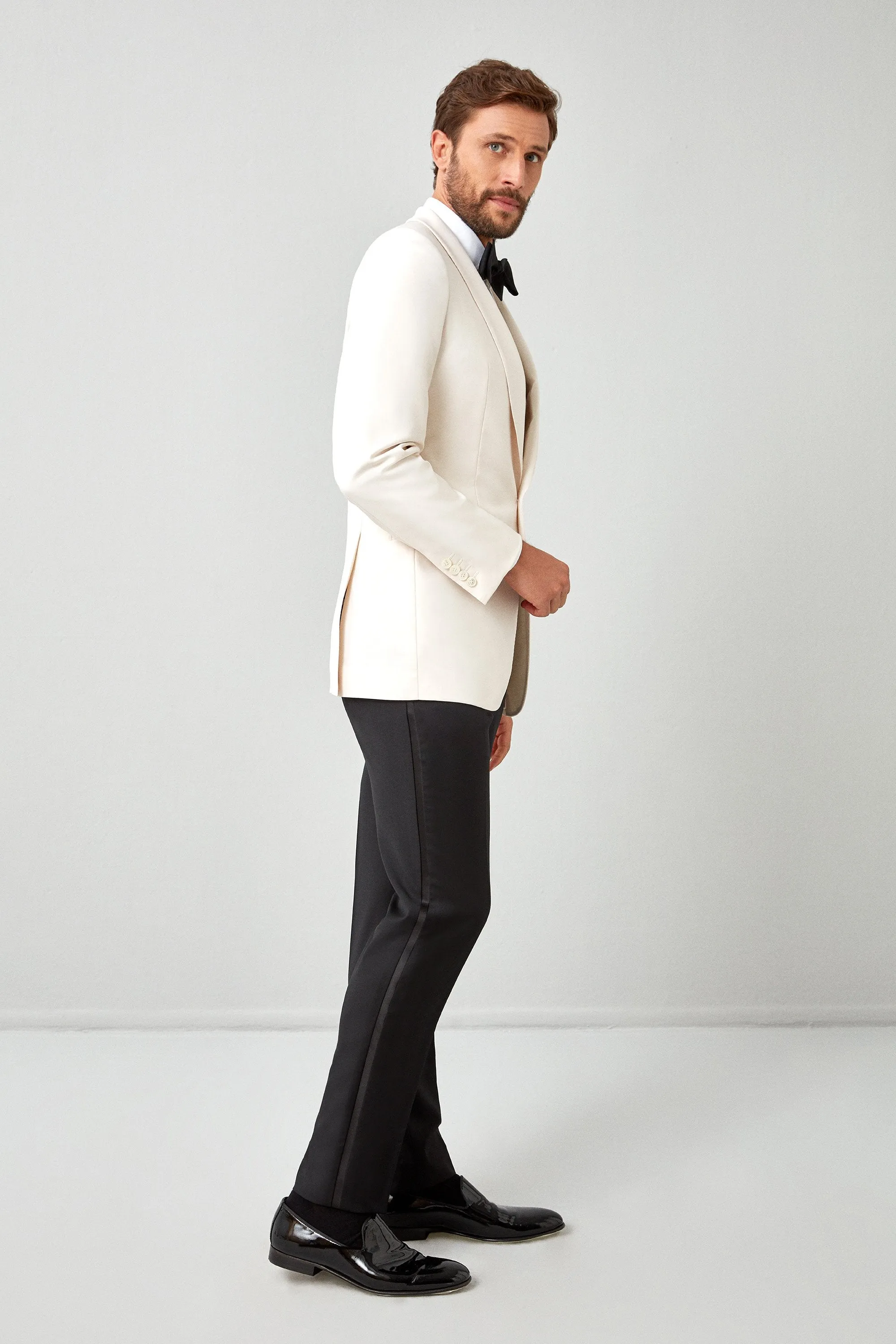 Solid Plain Weave Dinner Jacket