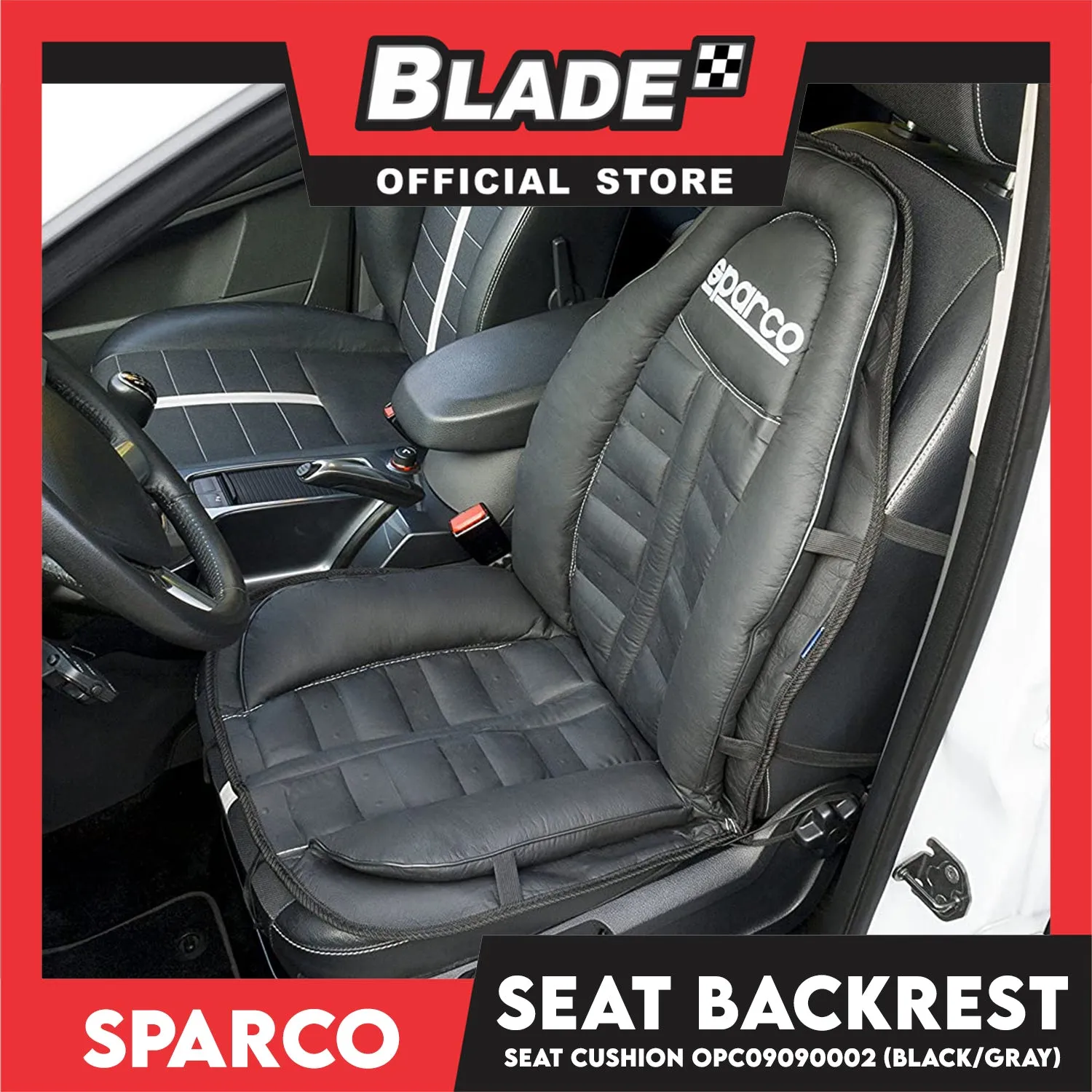 Sparco Racing Backrest OPC09090002 (Black/Grey)