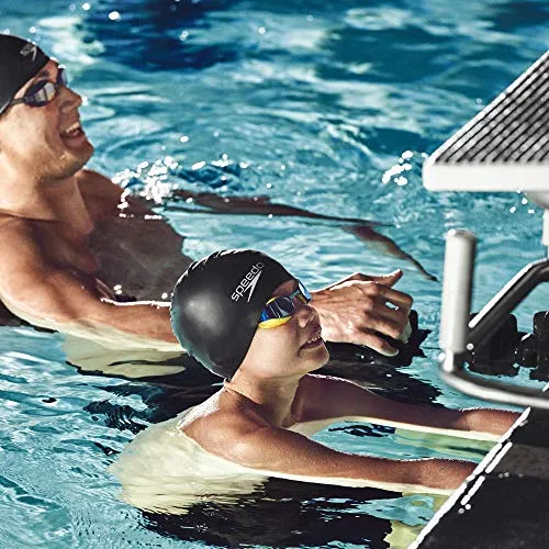 Speedo Unisex-Youth Swim Cap Silicone Junior
