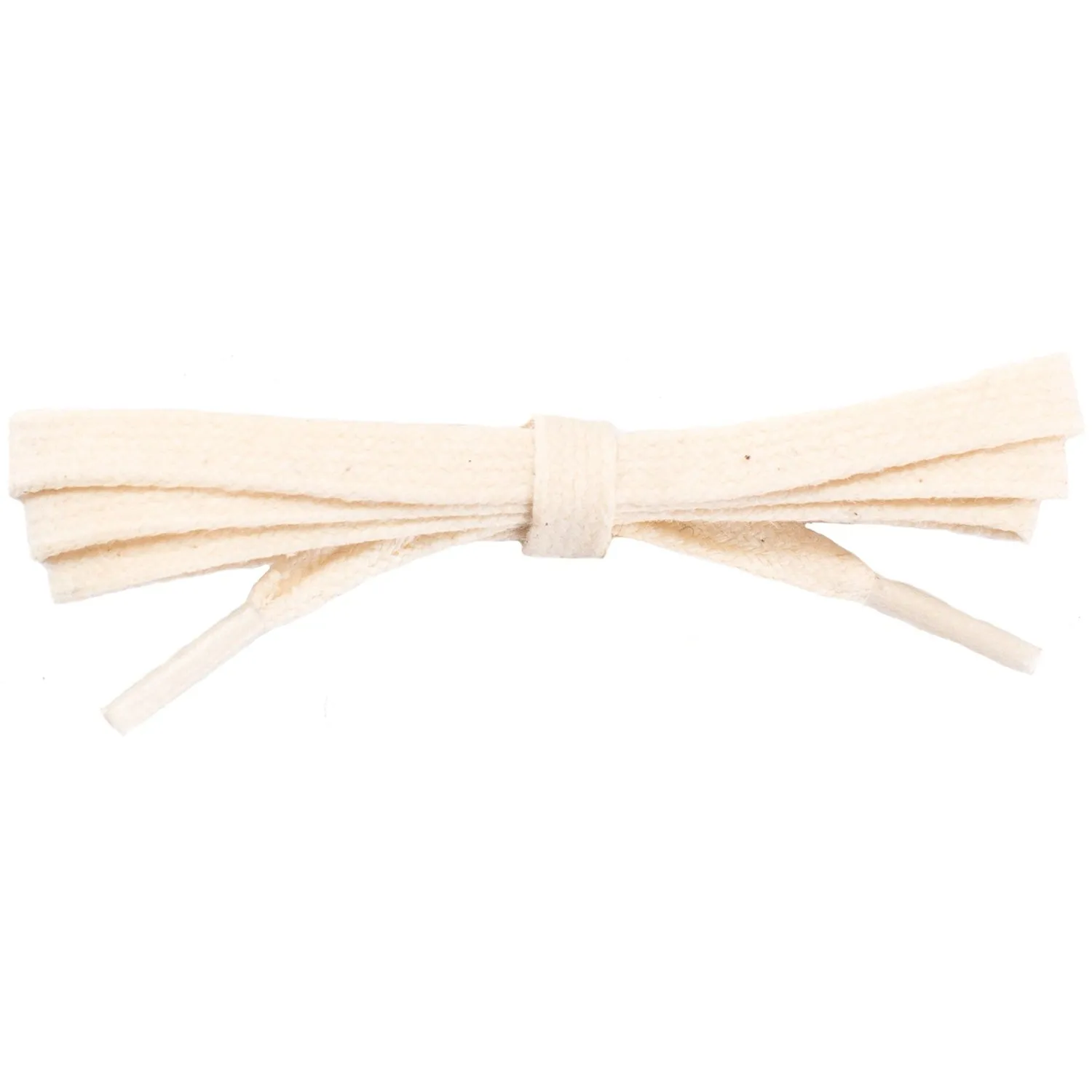 Spool - Waxed Cotton 1/4" Flat Dress - Natural White (100 yards) Shoelaces