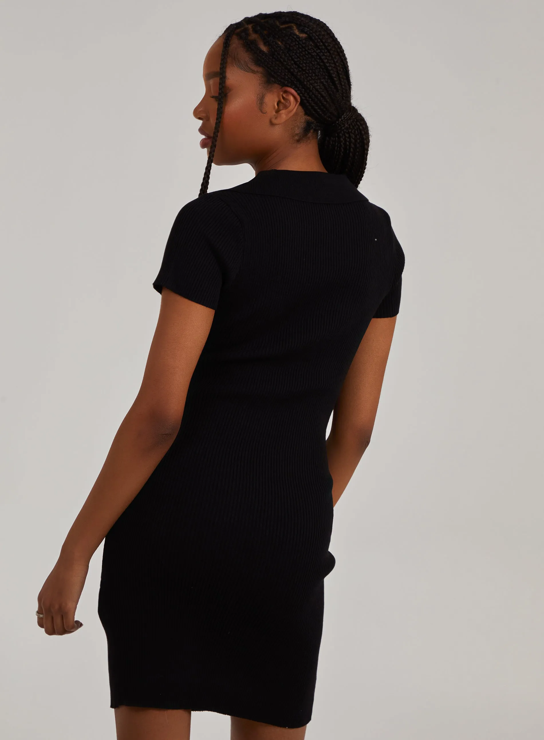 Sports Stripe Jersey Dress