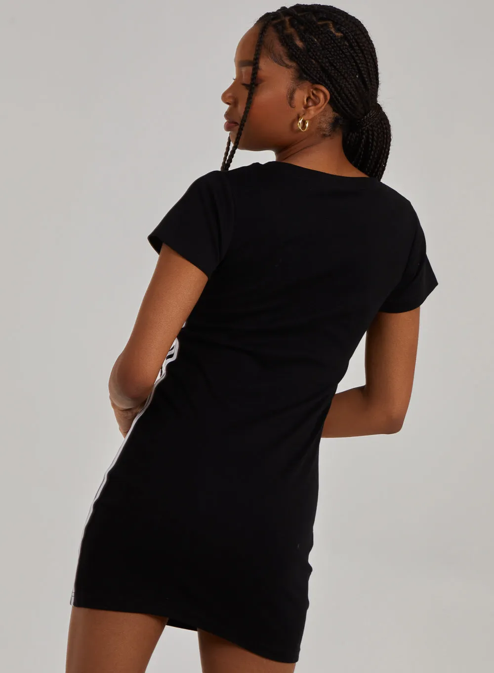 Sports Stripe Jersey Dress