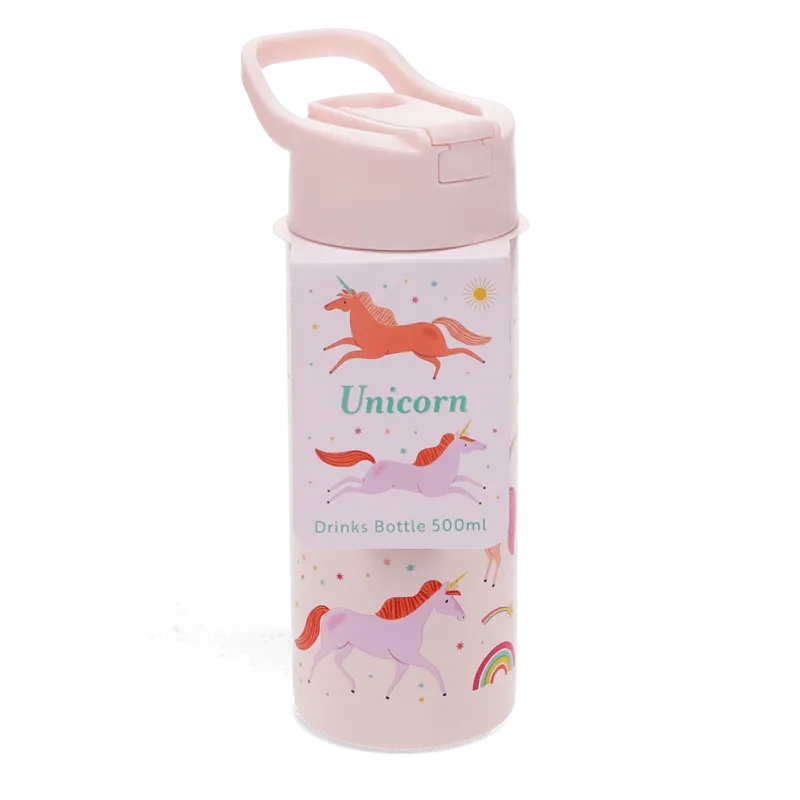 Stainless Steel Kids Water Bottle 500ml - Unicorn
