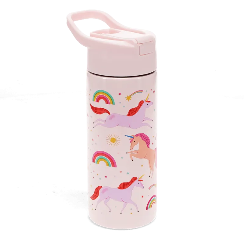 Stainless Steel Kids Water Bottle 500ml - Unicorn