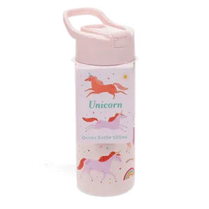 Stainless Steel Kids Water Bottle 500ml - Unicorn