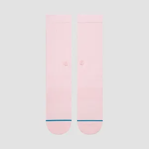 Stance Icon Crew Socks Pink