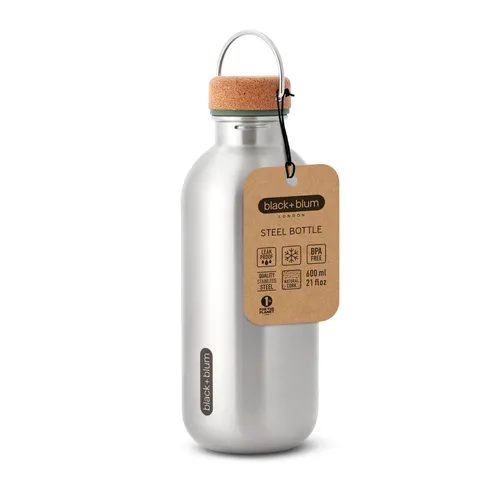 Steel bottle Black Blum Small 600 ml Oliv BAM-WBB-S010