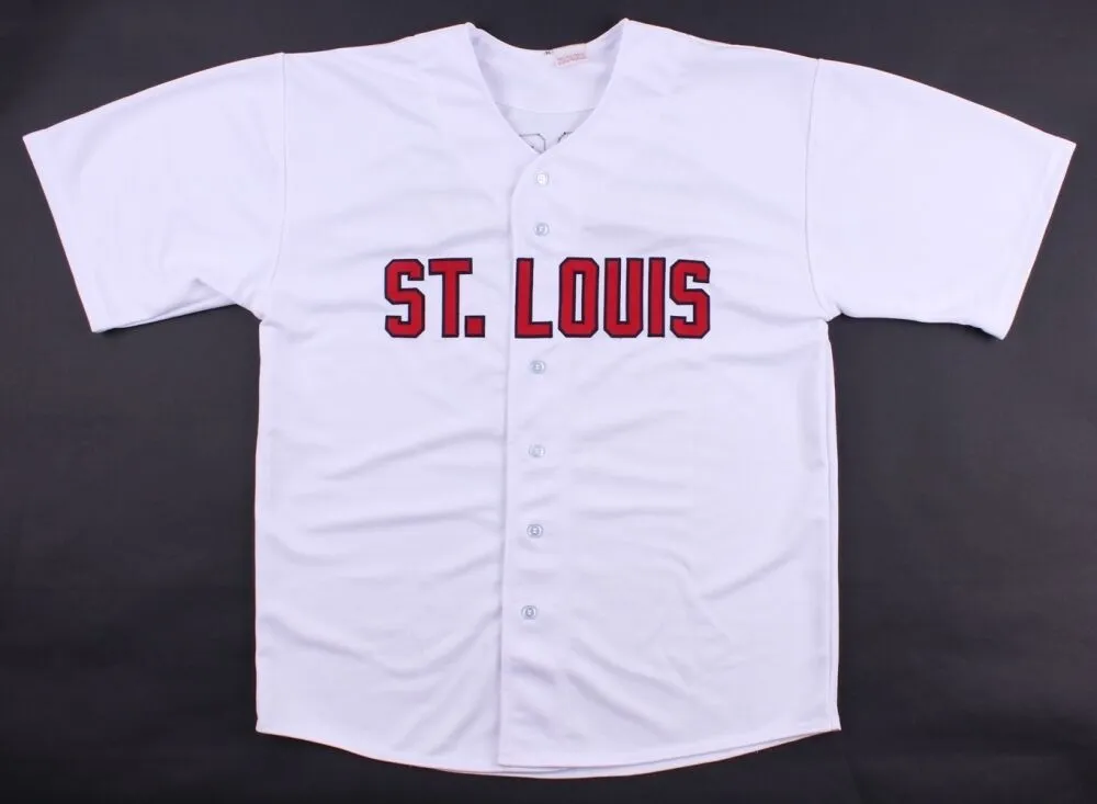 Stephen Piscotty Signed Cardinals Jersey (Schwartz) St. Louis OF (2015-present)