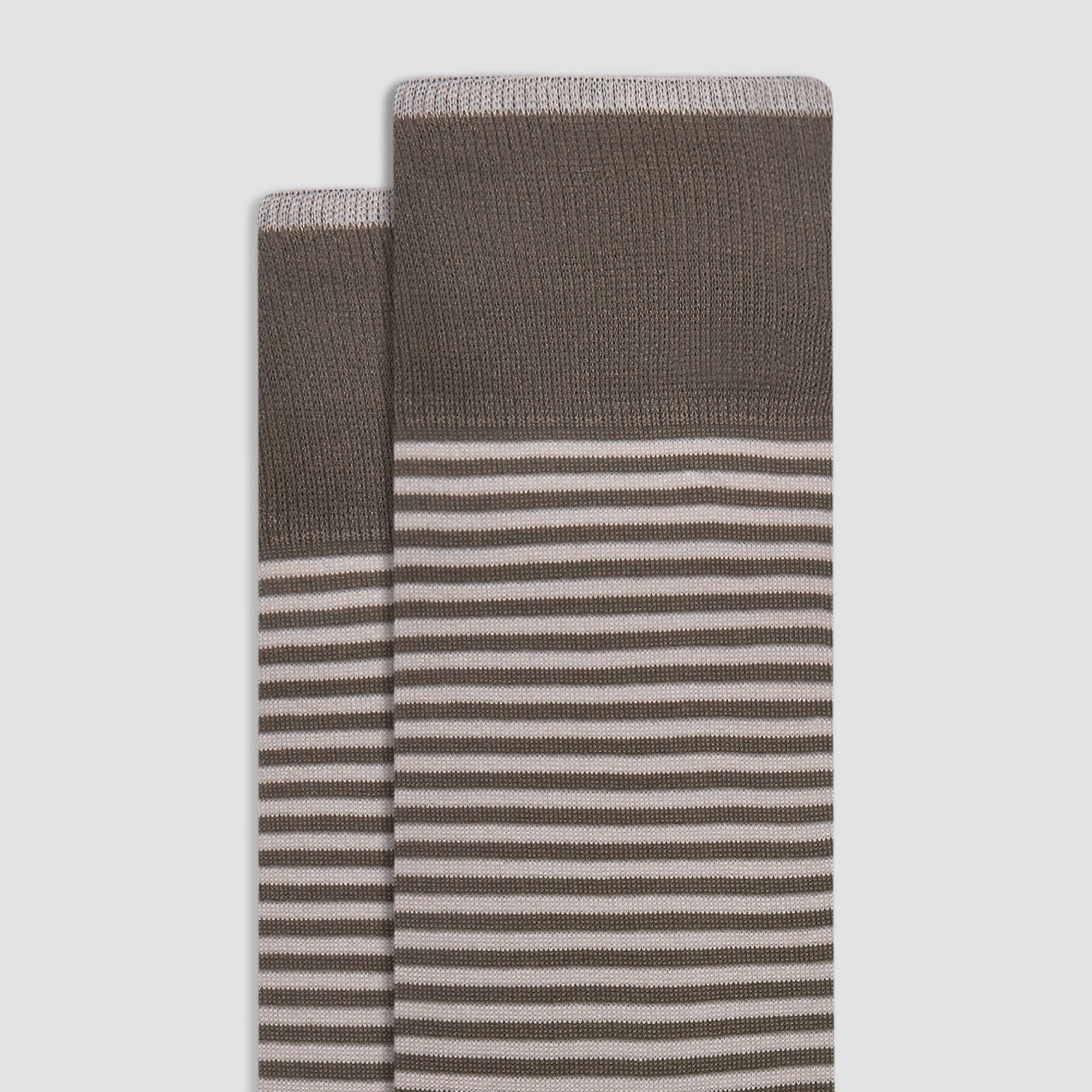 Striped Mid-Calf Socks