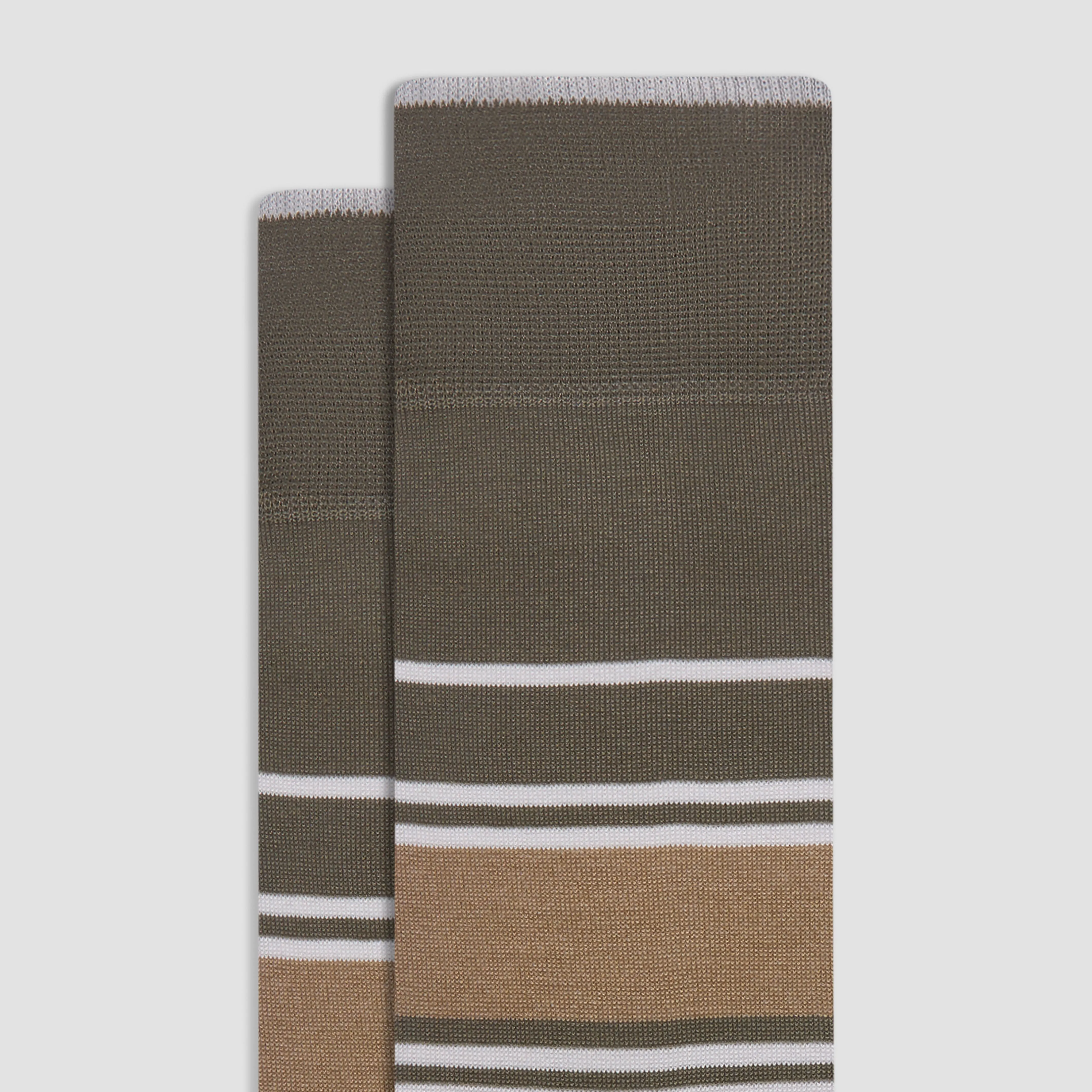 Striped Mid-Calf Socks
