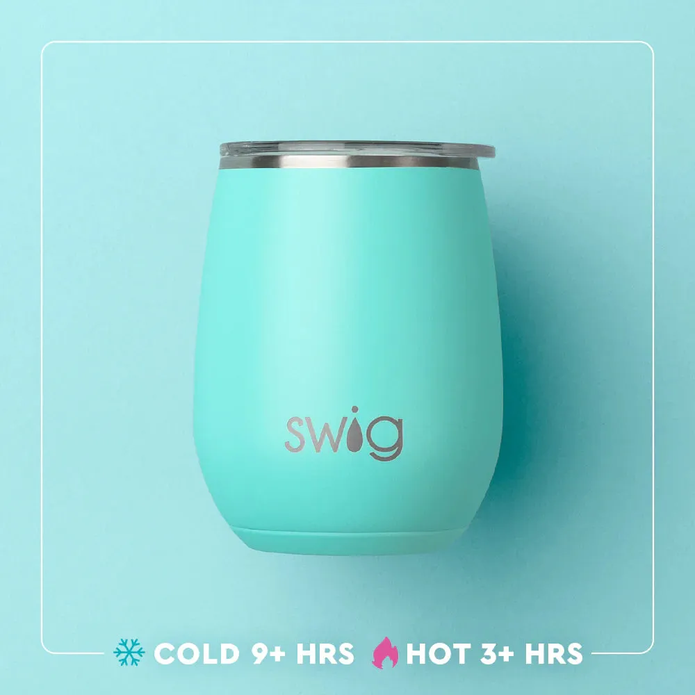 Swig Shimmer Buttercup Stemless Wine 12oz