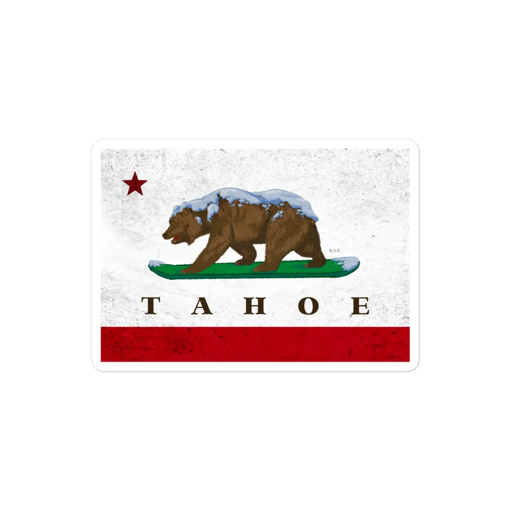 Tahoe CA Flag Sticker
