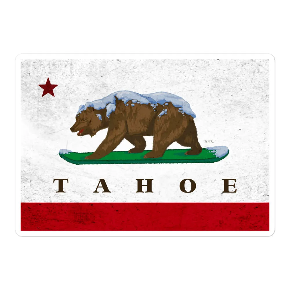 Tahoe CA Flag Sticker