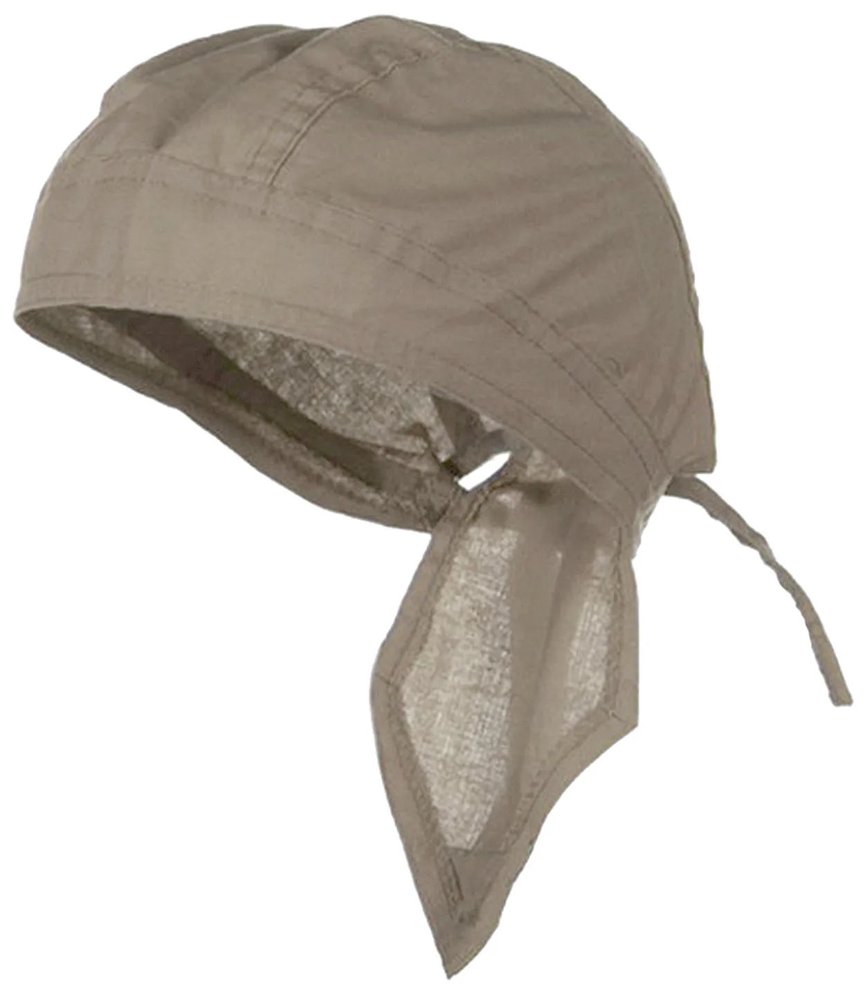 TAN Doo-Rag Skull Cap Solid Du-Bandana Motorcycle Helmet Liner Chemo Head-Scarf