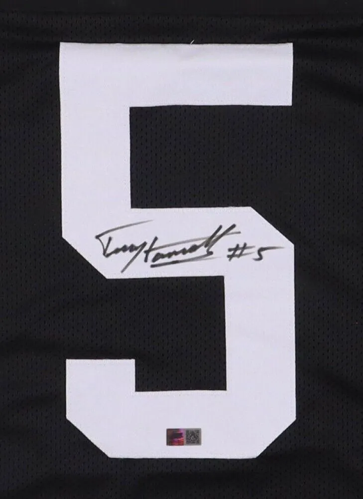 Terry Hanratty Signed Pittsburgh Steelers Jersey (TSE COA) Terry Bradshaws #2 QB