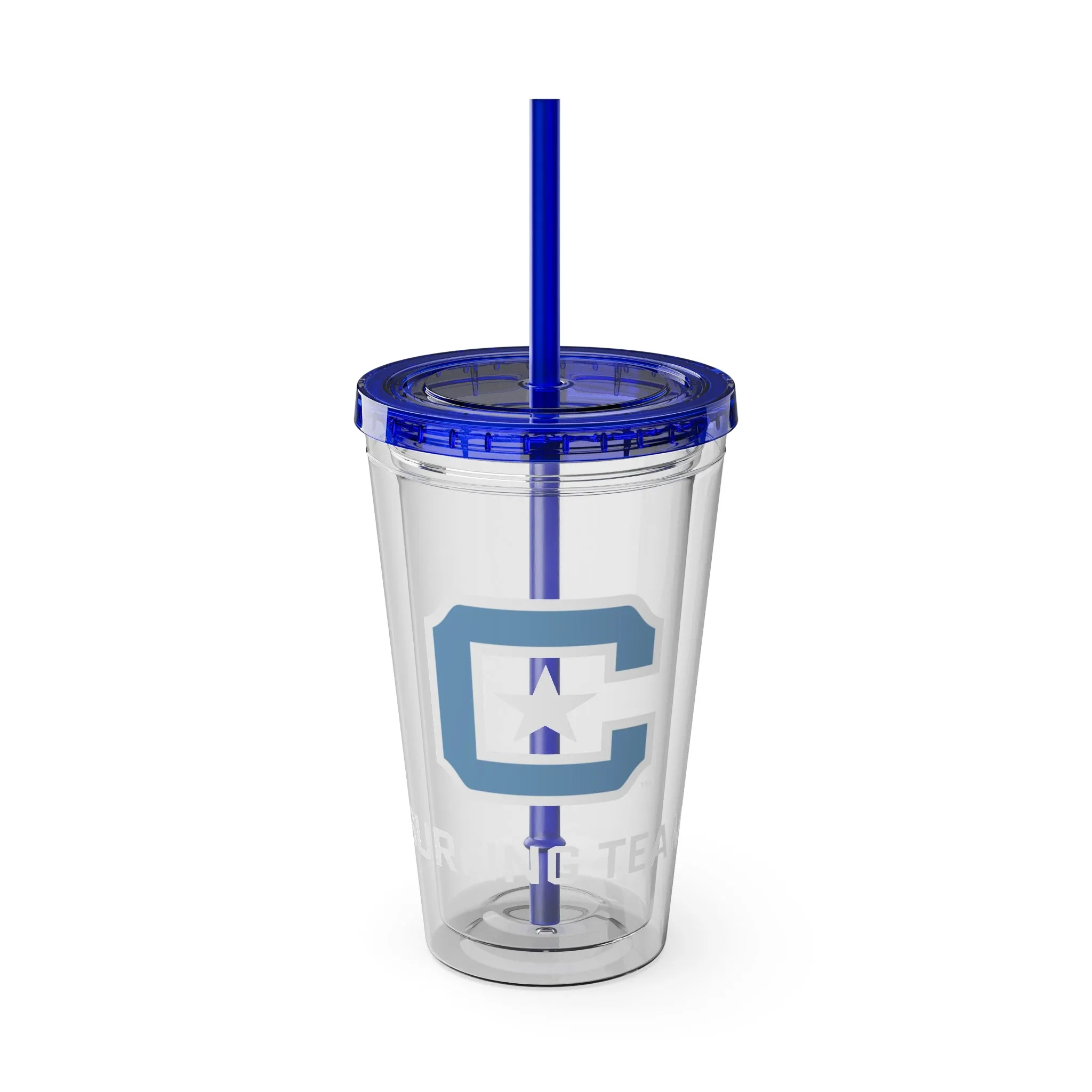 The Citadel, C Star, Sunsplash Tumbler with Straw, 16oz