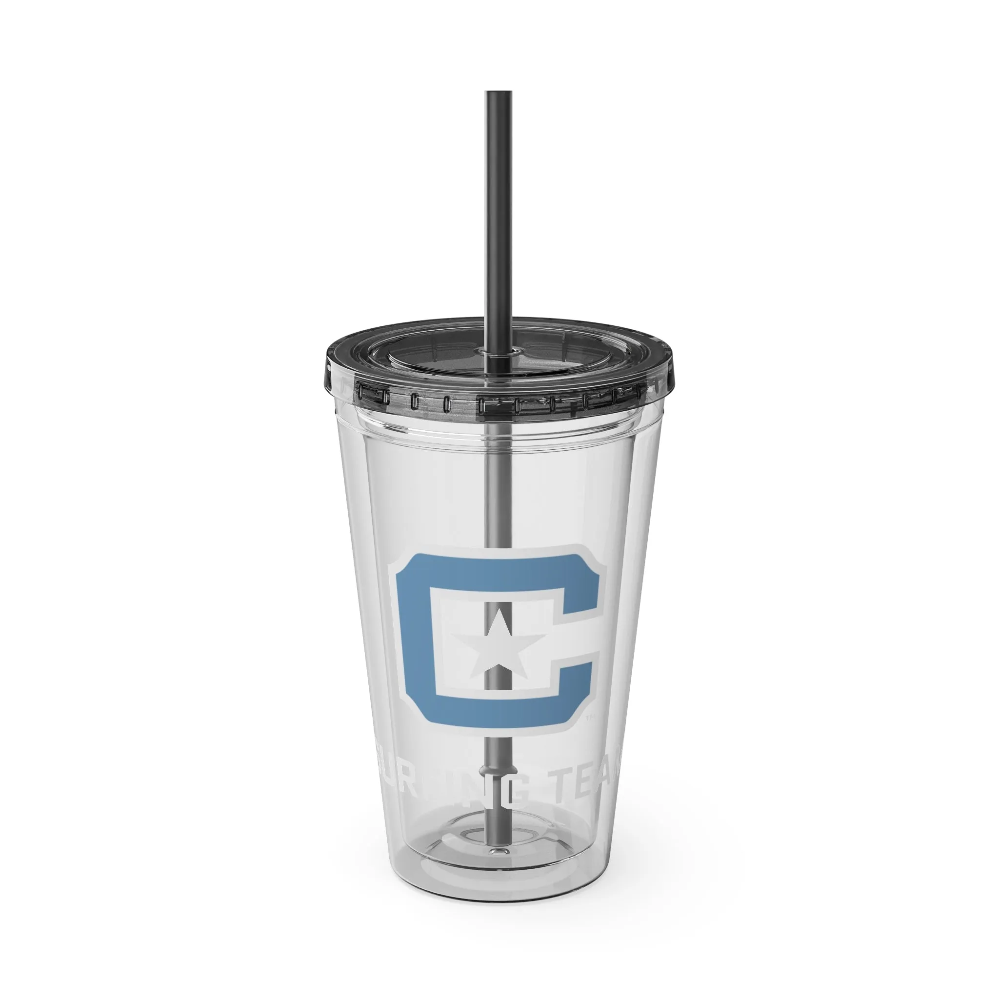 The Citadel, C Star, Sunsplash Tumbler with Straw, 16oz