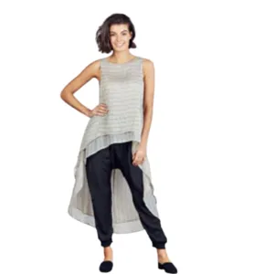 Totem Tunic Beige & Black Print