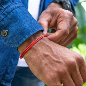 Trendy Waterproof Wax Nylon Cord Bracelets