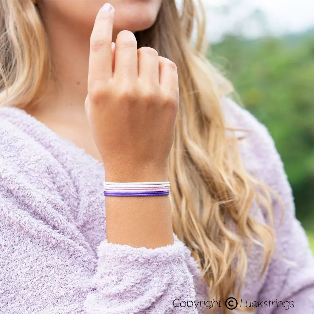 Trendy Waterproof Wax Nylon Cord Bracelets