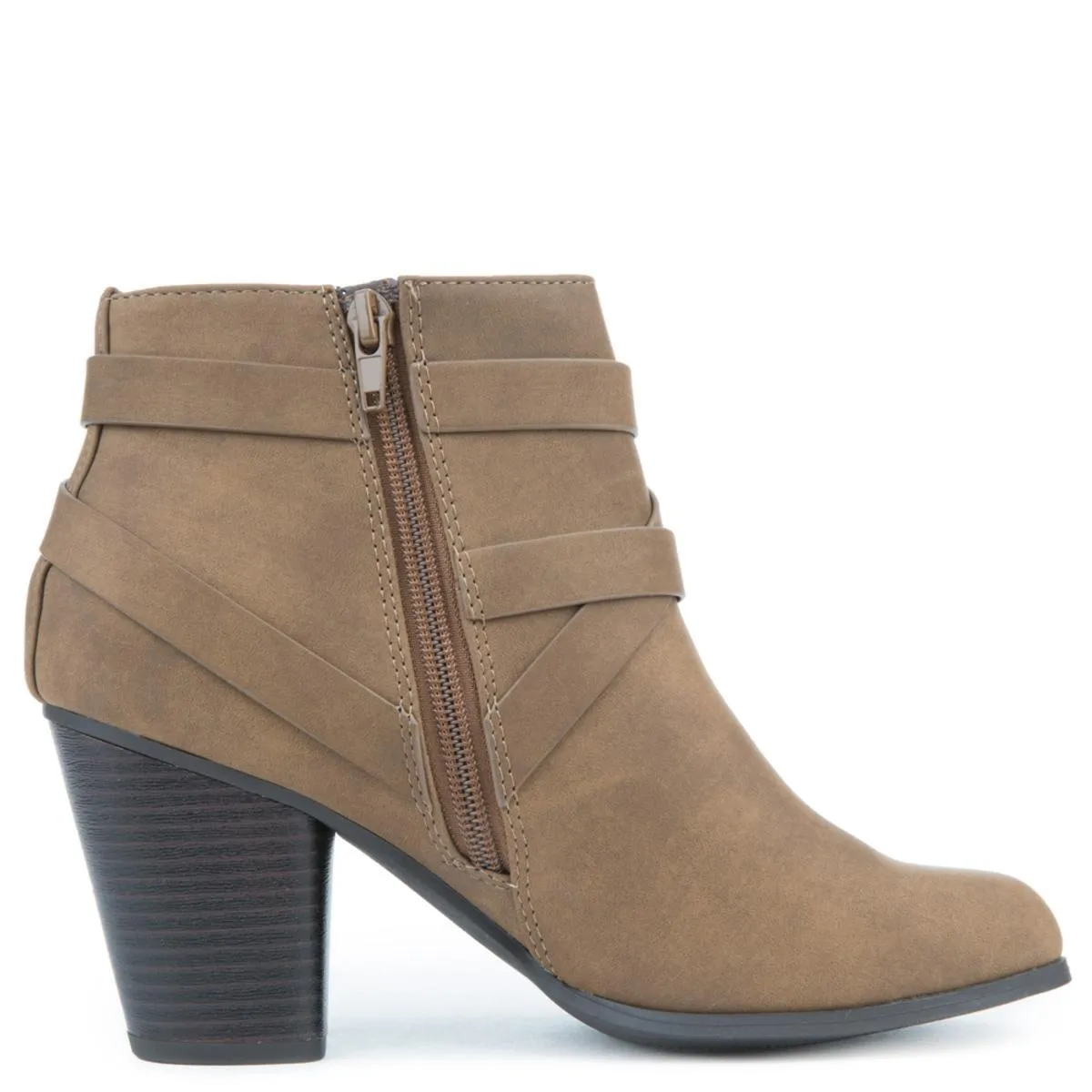Undine-S Booties Lt Brown