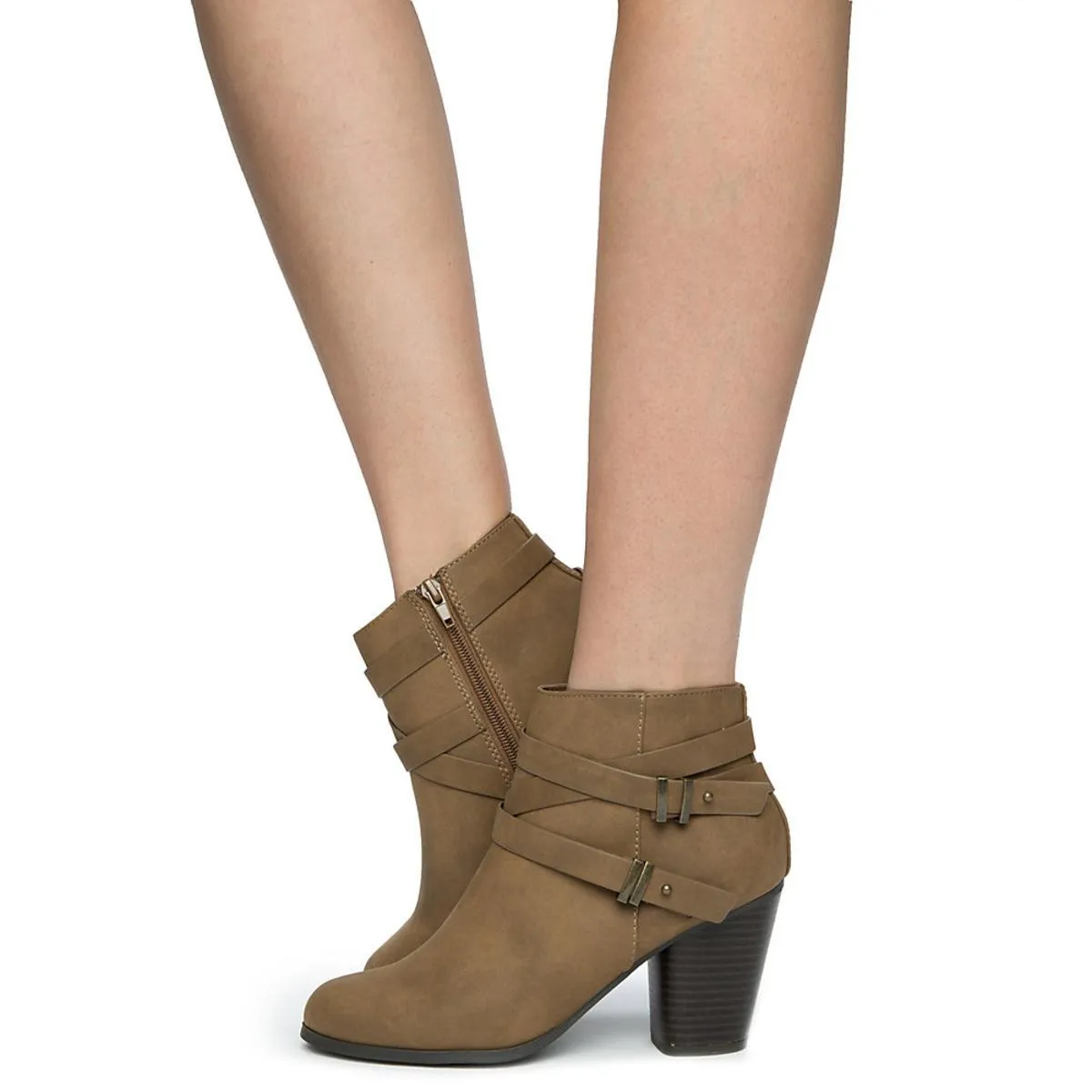 Undine-S Booties Lt Brown