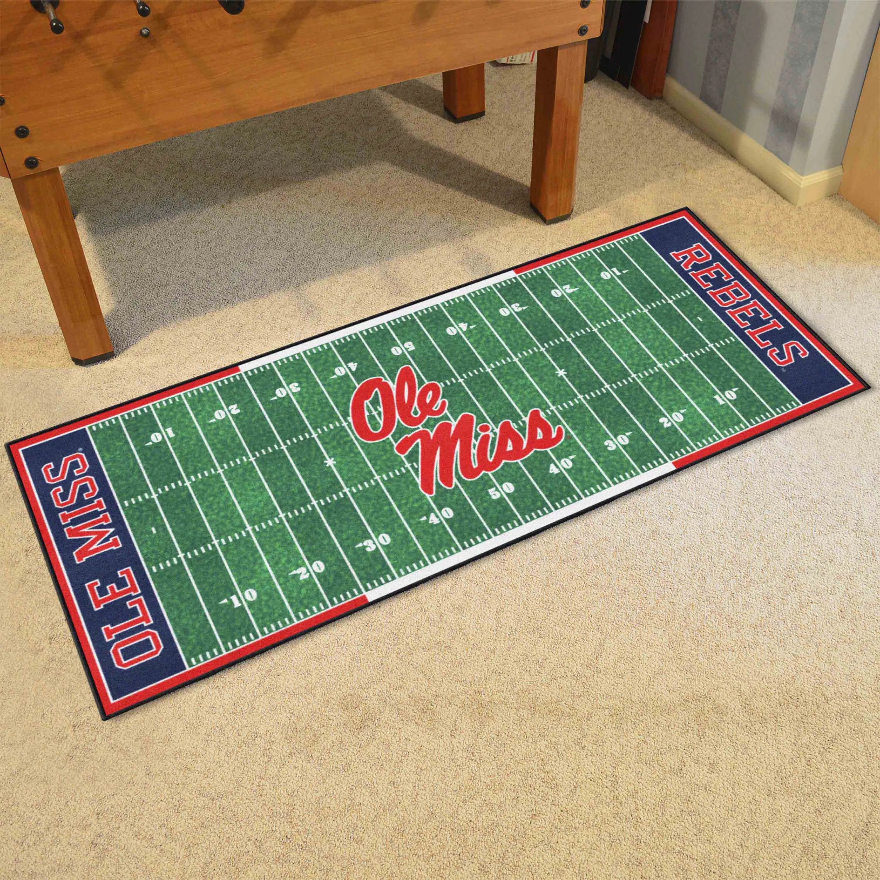University of Mississippi Football Field Runner