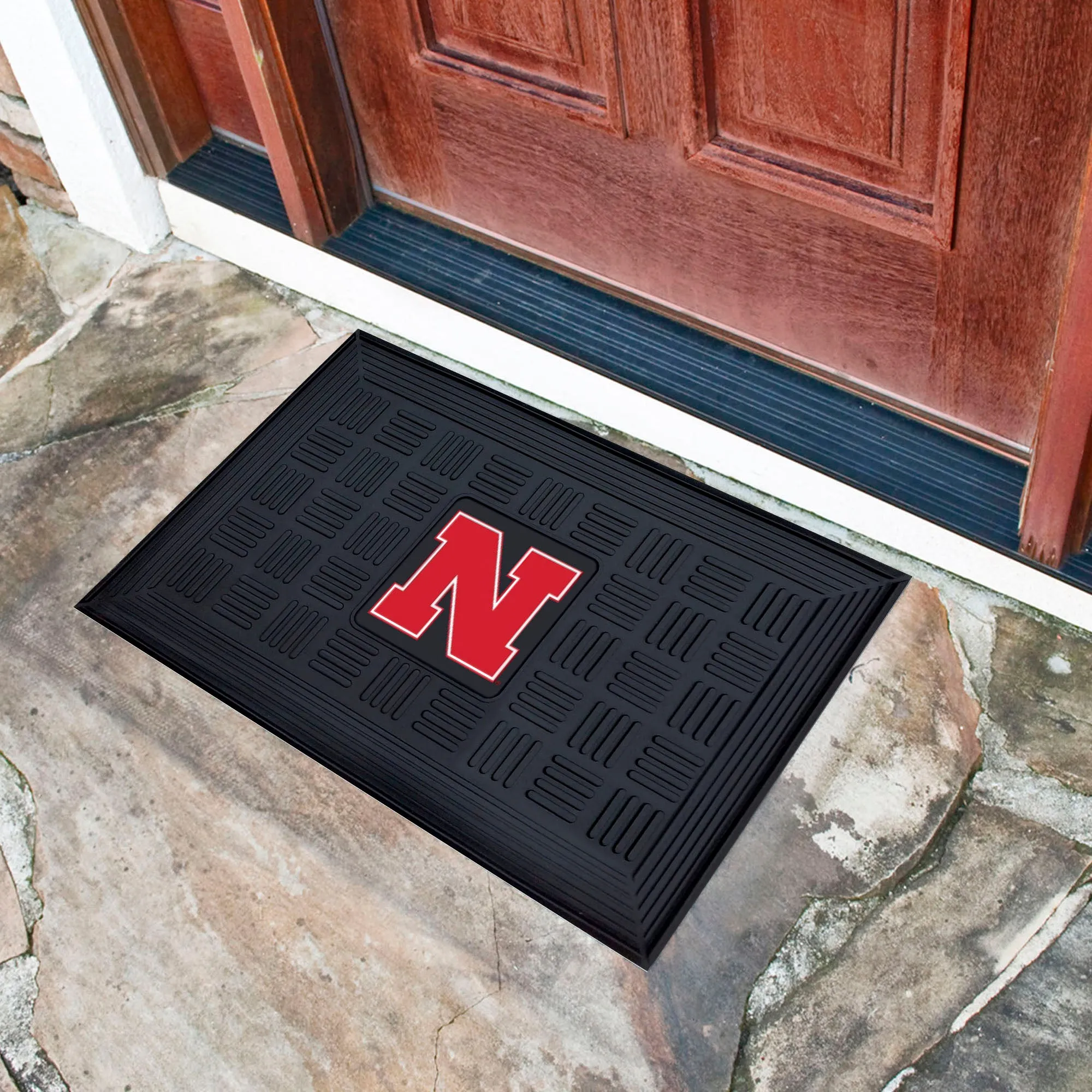 University of Nebraska Medallion Door Mat