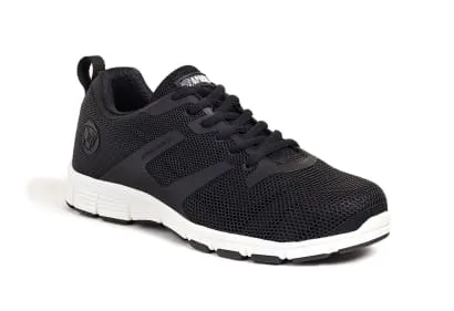 Vault Lightweight Black Mesh Safety Trainers with Aluminium Toe Cap Vegan-Friendly SB