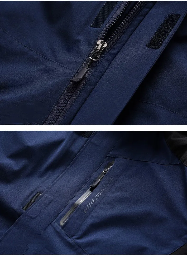 Versatile 3-in-1 Fleece-Lined Outdoor Jacket
