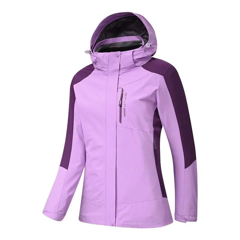 Versatile 3-in-1 Fleece-Lined Outdoor Jacket