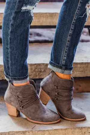 Very G Havana Booties- Grey