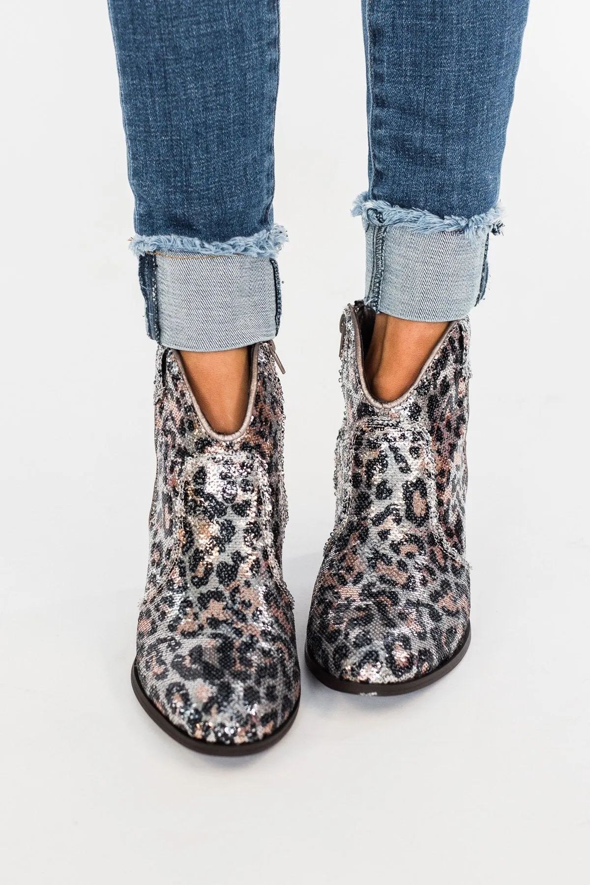 Very G Sprinkle Booties- Silver