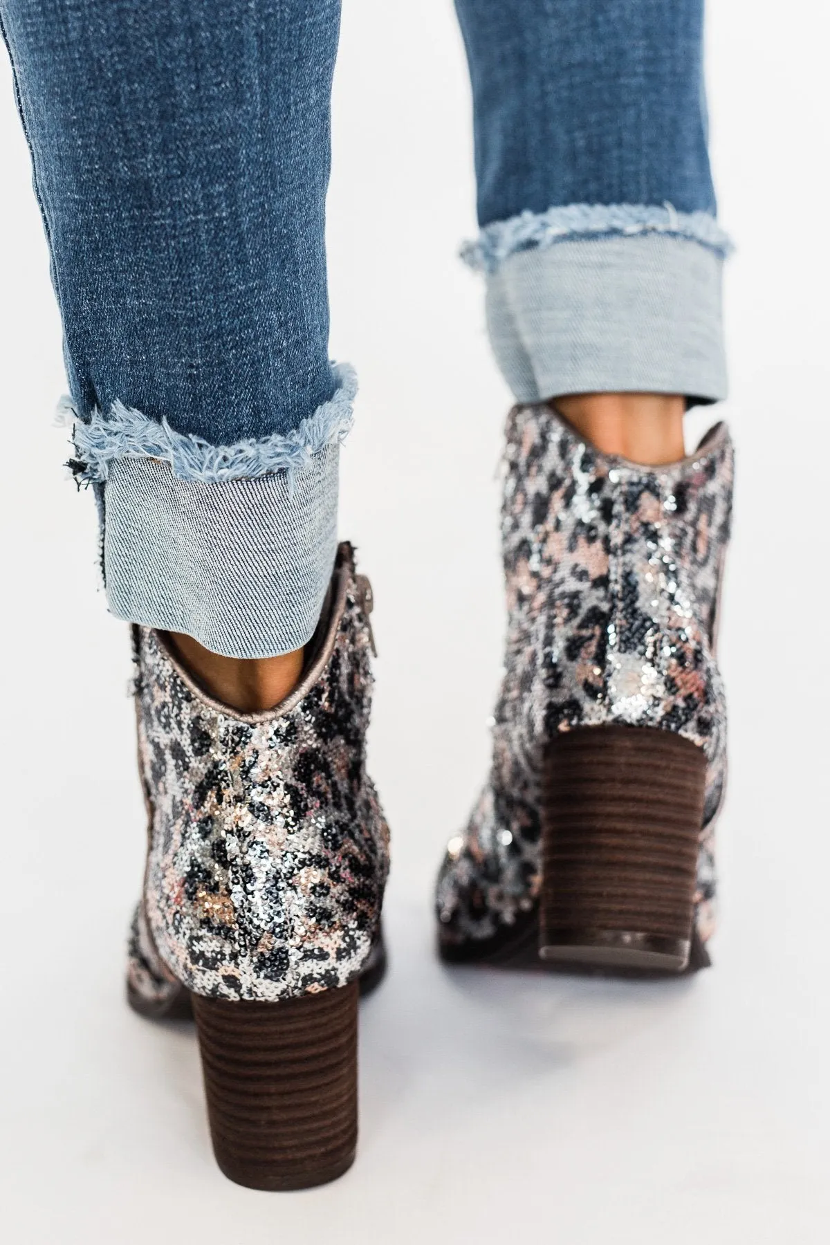 Very G Sprinkle Booties- Silver