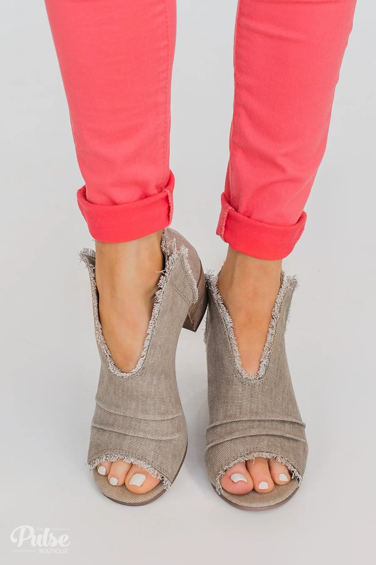 Very G Sunny Booties- Taupe