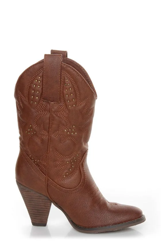 Very Volatile | Dallas Cowgirl Boots Brown