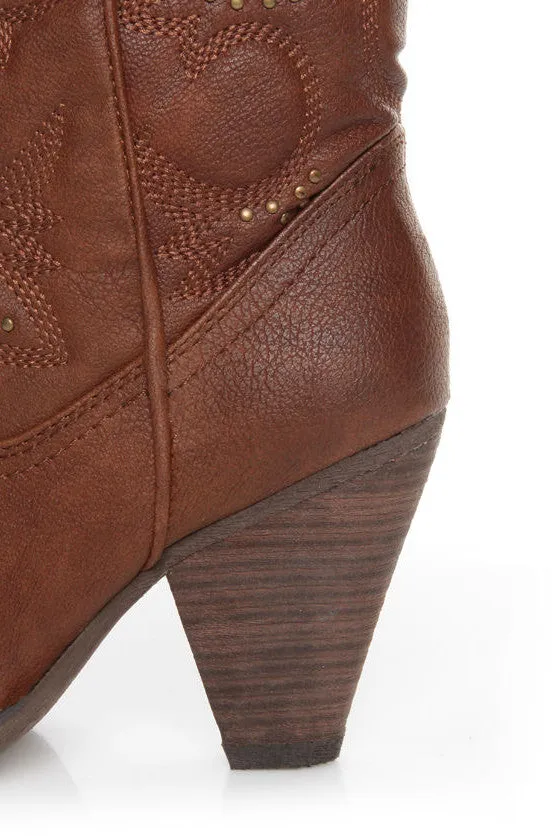 Very Volatile | Dallas Cowgirl Boots Brown