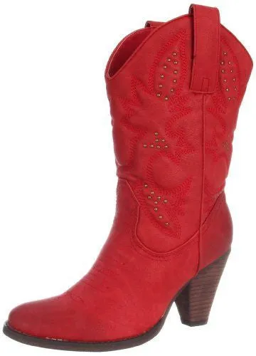 Very Volatile | Dallas Cowgirl Boots Red