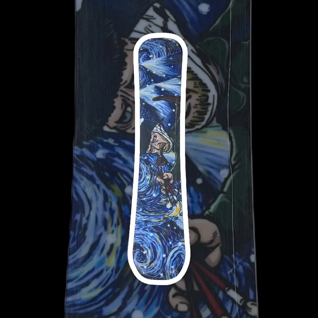 Vincent van Snogh blue top snowboard