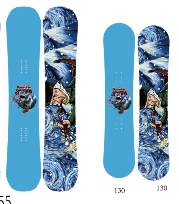 Vincent van Snogh blue top snowboard