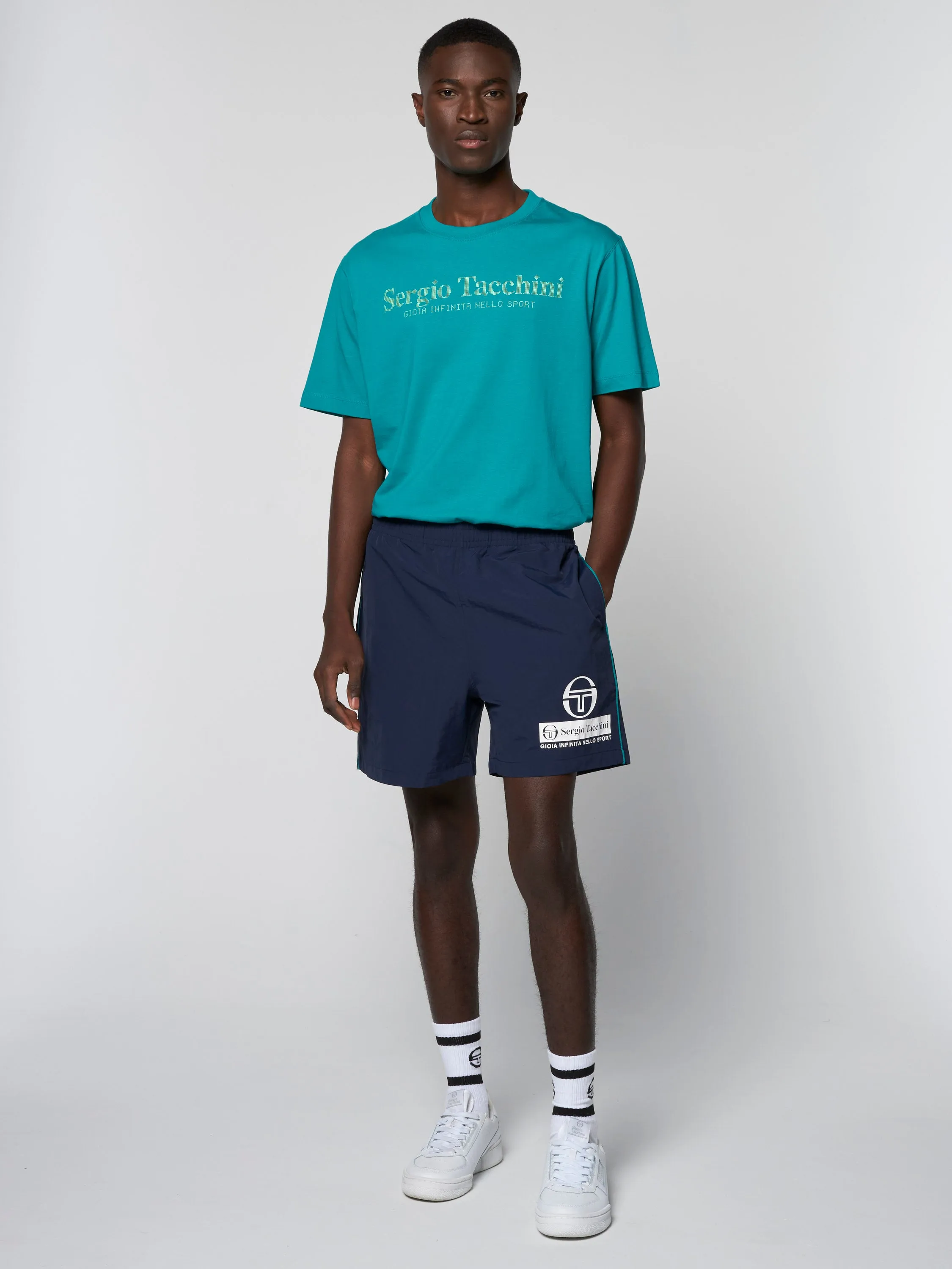 Viva Nylon Short- Maritime Blue