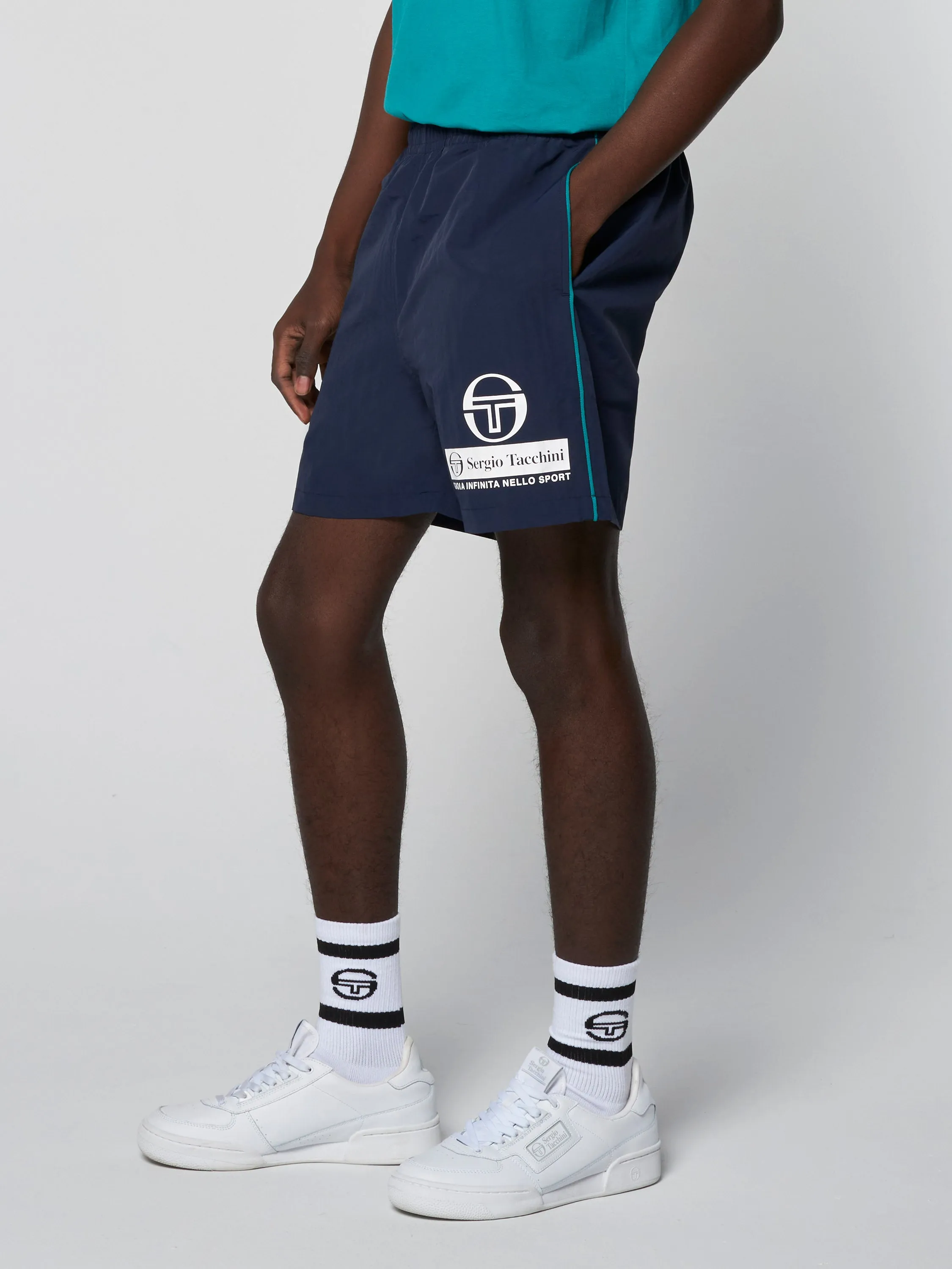Viva Nylon Short- Maritime Blue